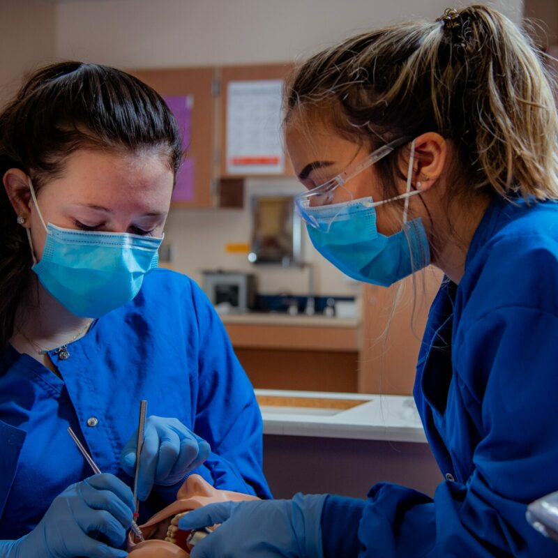 Two dental nurses