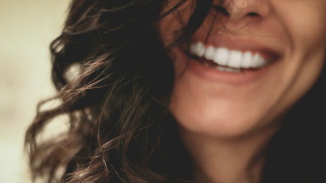 Lady smiling