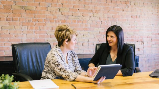 professional development women talking